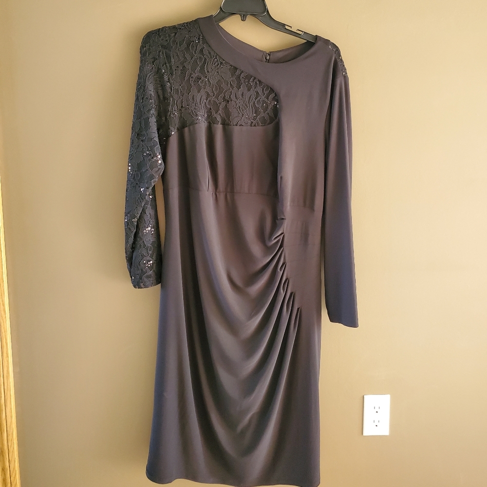 Michael Studio (Addition Elle) LBD, size 20, black.